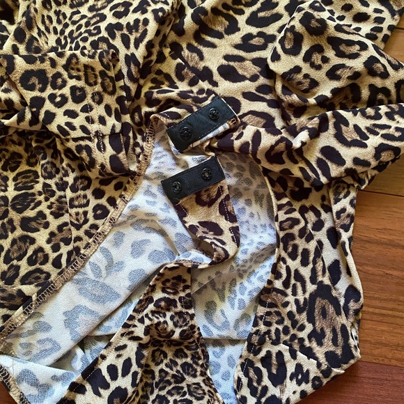 Ronny Kobo Saryah leopard Bodysuit - Picture 6 of 10